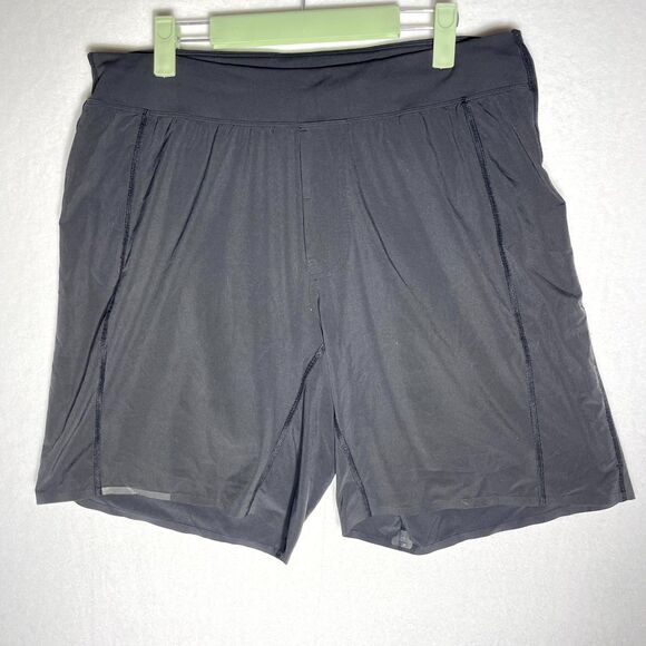 lululemon athletica Other - Lululemon Mens‎ THE Short 9" Inseam Black Athletic Athleisure Size L